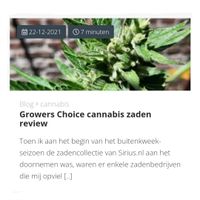 GrowersChoice cannabis zaden review